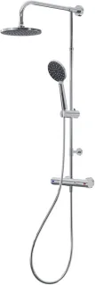 Regendouche set met 20 cm douchekop in chroom