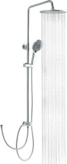 Regendouche set met handdouche 25 cm chroom