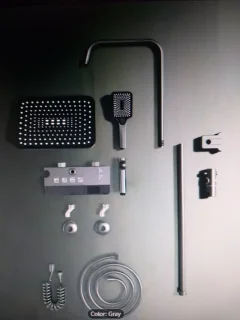 Regendouche set thermostaatkraan