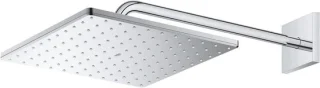 Regendouche set vierkant 422 mm chroom