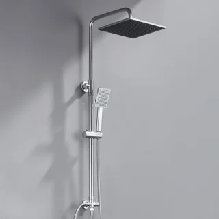 Regendouche Set Vierkante Douchekop 25x25 cm