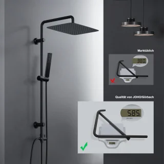 Regendouche Set Zwart