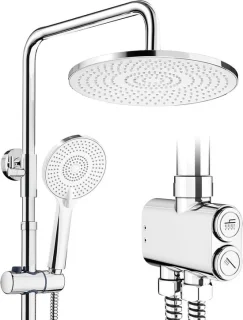 Regendouche systeem - douchekop set 25 cm chroom