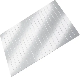 Regendouche vierkant 20x20 inch zilver