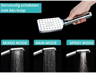 Regendouche Zilver Zonder Kraan