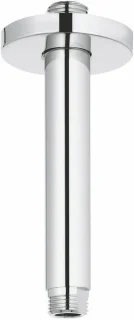 Regendouchearm Plafond 14,2 cm Verchroomd Messing
