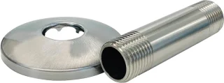 Regendouchearm plafondmontage 3 inch geborsteld nikkel