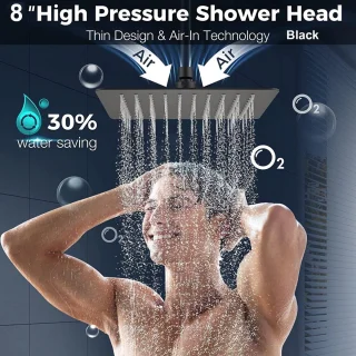 Regendouchecombinatie met handdouche
