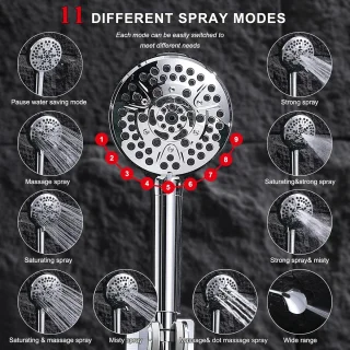 Regendouchecombinatie met handdouche
