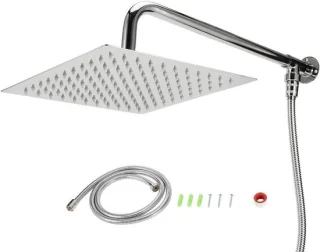 Regendouchecombinatie RVS 25 cm