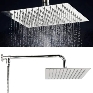 Regendouchecombinatie RVS 25 cm