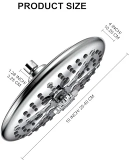Regendouchekop 10-inch rond