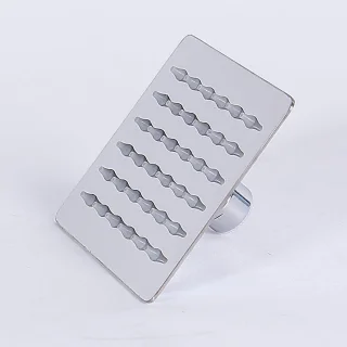 Regendouchekop 10x10 cm Vierkant Antiekbruin