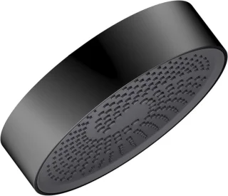 Regendouchekop 15 cm Mat Zwart