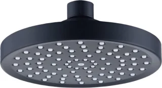 Regendouchekop 15 cm mat zwart