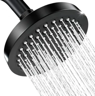 Regendouchekop 15 cm Zwart