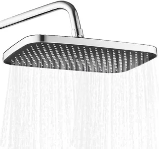 Regendouchekop, 30 × 21 cm, zilver