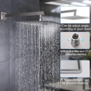 Regendouchekop 30 cm - Roestvrijstaal