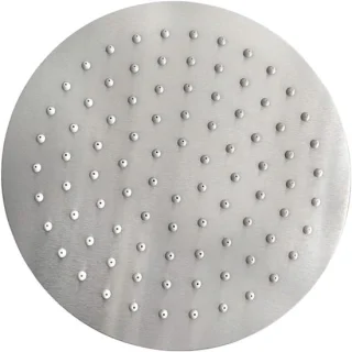 Regendouchekop 30 cm rond zilver