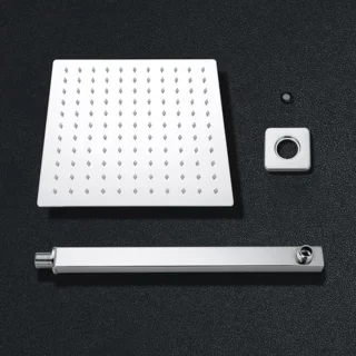 Regendouchekop 30 cm Vierkant RVS