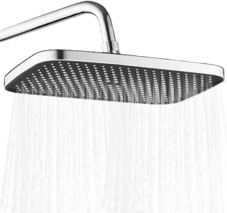 Regendouchekop 30x21 cm zilver