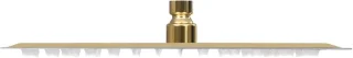Regendouchekop 30x30 cm vierkant goud