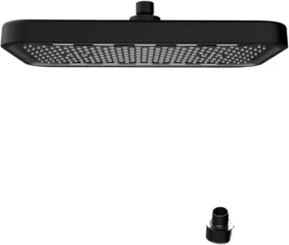 Regendouchekop 36 cm zwart