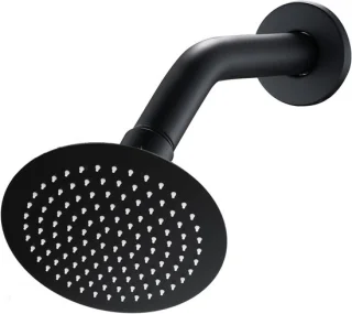 Regendouchekop 6 inch zwart