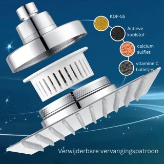 Regendouchekop Chroom