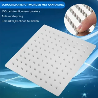 Regendouchekop Chroom