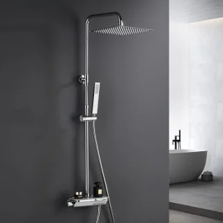 Regendouchekop deluxe 20 cm chroom