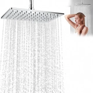 Regendouchekop deluxe 20 cm vierkant RVS 304