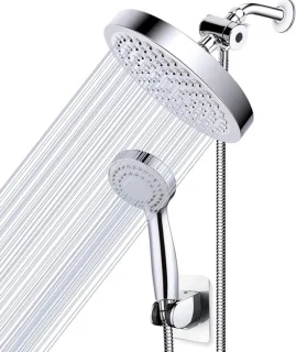 Regendouchekop handdouche Hoogtepunt 15 cm chroom