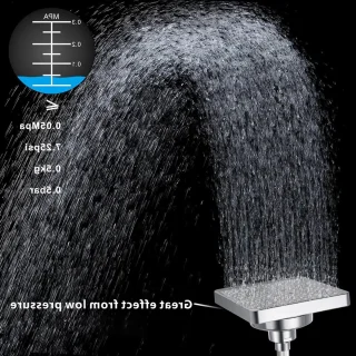 Regendouchekop met filter 15 cm chroom