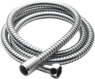 Regendouchekop met slang 15 cm zwart