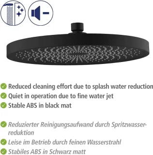 Regendouchekop Ø 26 cm