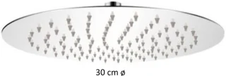 Regendouchekop Ø30 cm Chroom