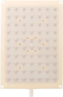Regendouchekop rechthoekig plafonddouchepaneel waterval - 223 x 142 cm - beige