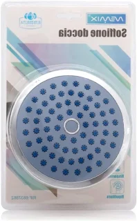 Regendouchekop rond 150 mm blauw