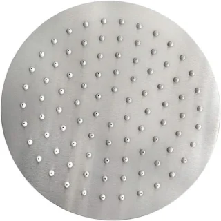 Regendouchekop rond 30 cm zilver