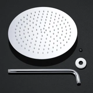 Regendouchekop Rond 40 cm RVS