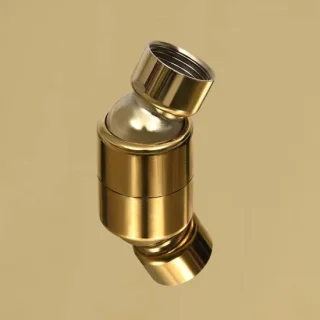 Regendouchekop Rond 40 cm RVS Goud