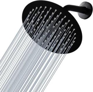 Regendouchekop rond 8 inch brons