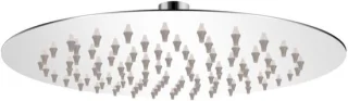 Regendouchekop rond - douchekop RVS - 20 cm diameter - zilver