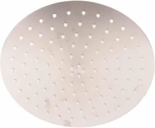 Regendouchekop rond groot 25 cm zilverkleurig