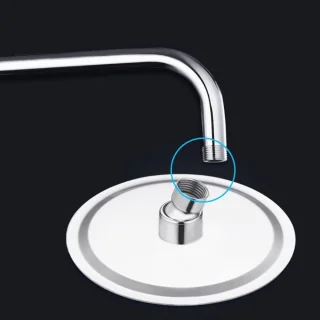 Wat vinden we goed aan de Regendouchekop Rond met Staaf 400x150 mm Chroom
