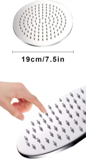 Regendouchekop RVS 20 cm