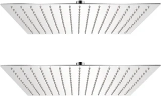 Regendouchekop RVS 40x40 cm zilver