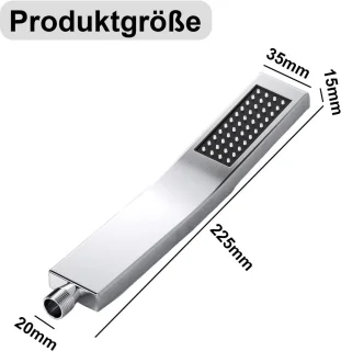 Regendouchekop RVS