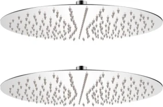 Regendouchekop rvs - douchekop - ø 40 cm - zilver
